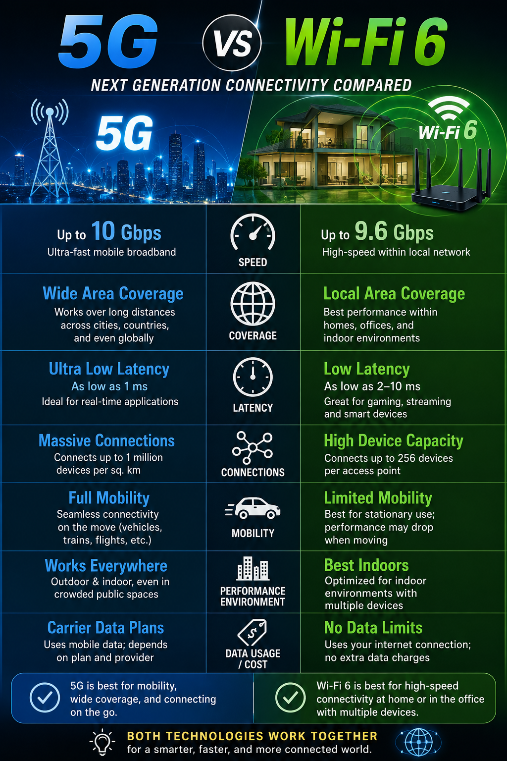 5G vs. Wi-Fi 6: Which is Better for Your Home Network?